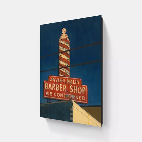 Barber Shop by Pierre Riollet | Distinctive Home Decor | Handmade Aluminium Artworks | Shop now from A$355