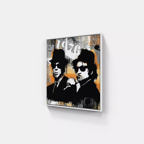 The beatles art print on canvas