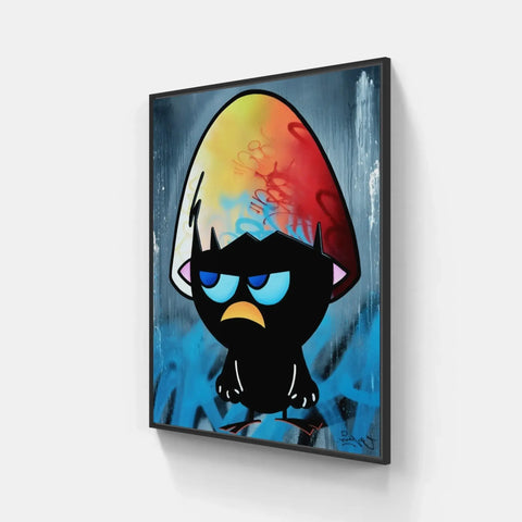 The powerpup cartoon character canvas painting print on wall