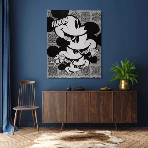 Mickey mouse wall art