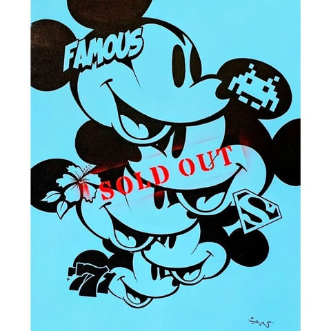 A mickey mouse with the word’mickey’on it