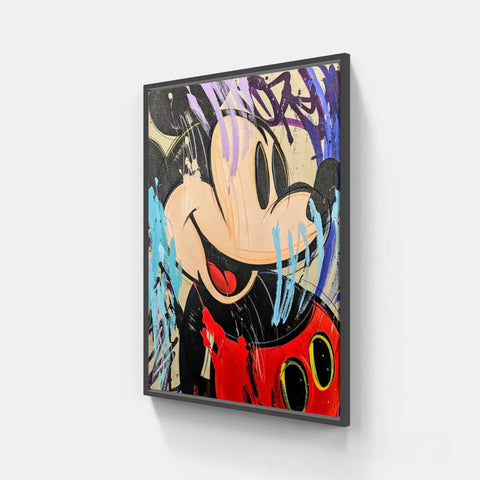 Mickey Mouse graffiti art.