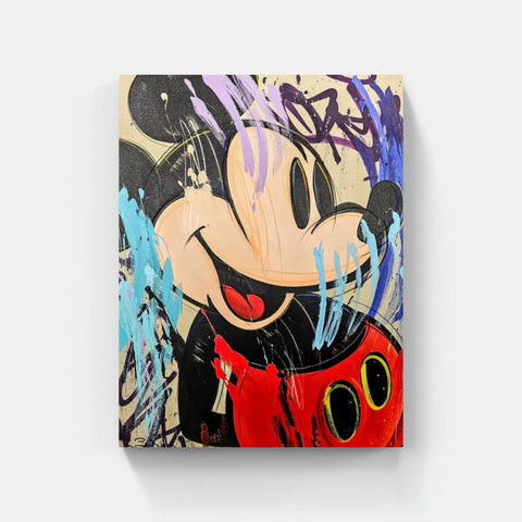 Mickey Mouse graffiti art.