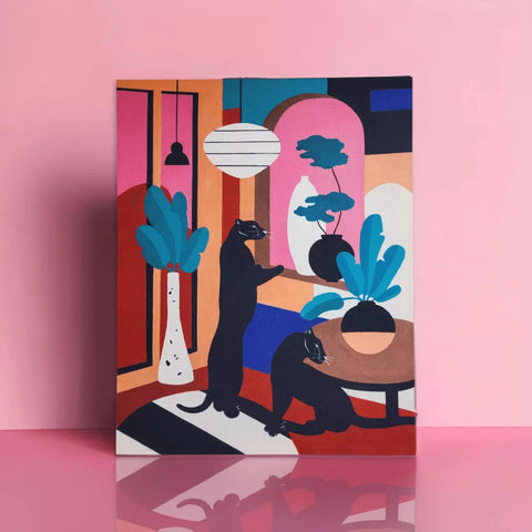 Japandi 2 By Mariah Birsak - Limited Edition Handcrafted Canvas Art Prints