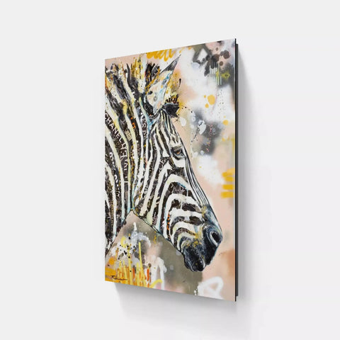 Zebra canvas print,, hiro