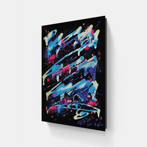 Abstract painting on canvas