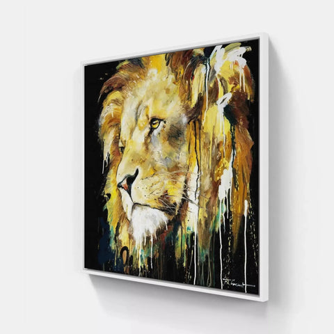 Lion canvas wall art