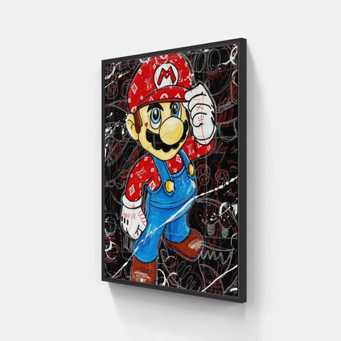 Mario canvas wall art