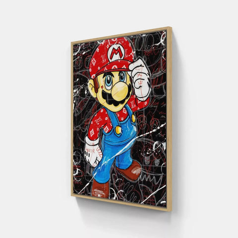 Mario canvas wall art