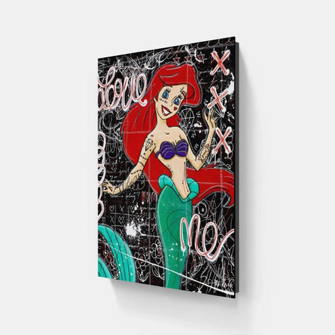 The little mermaid canvas print