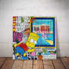 Bart At The Museum By Jisbar • Handcrafted Dibond® Art