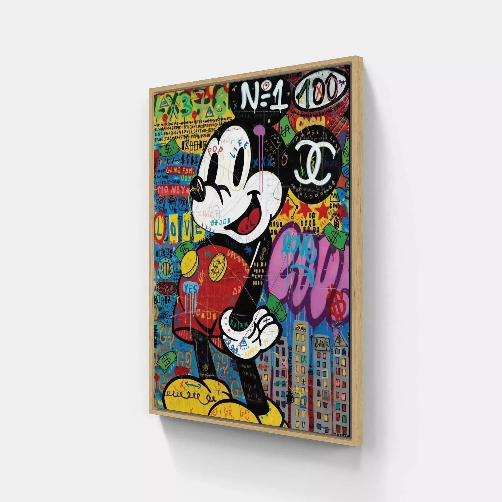 Old School Mickey By Jisbar • Handcrafted Dibond® Art Prints