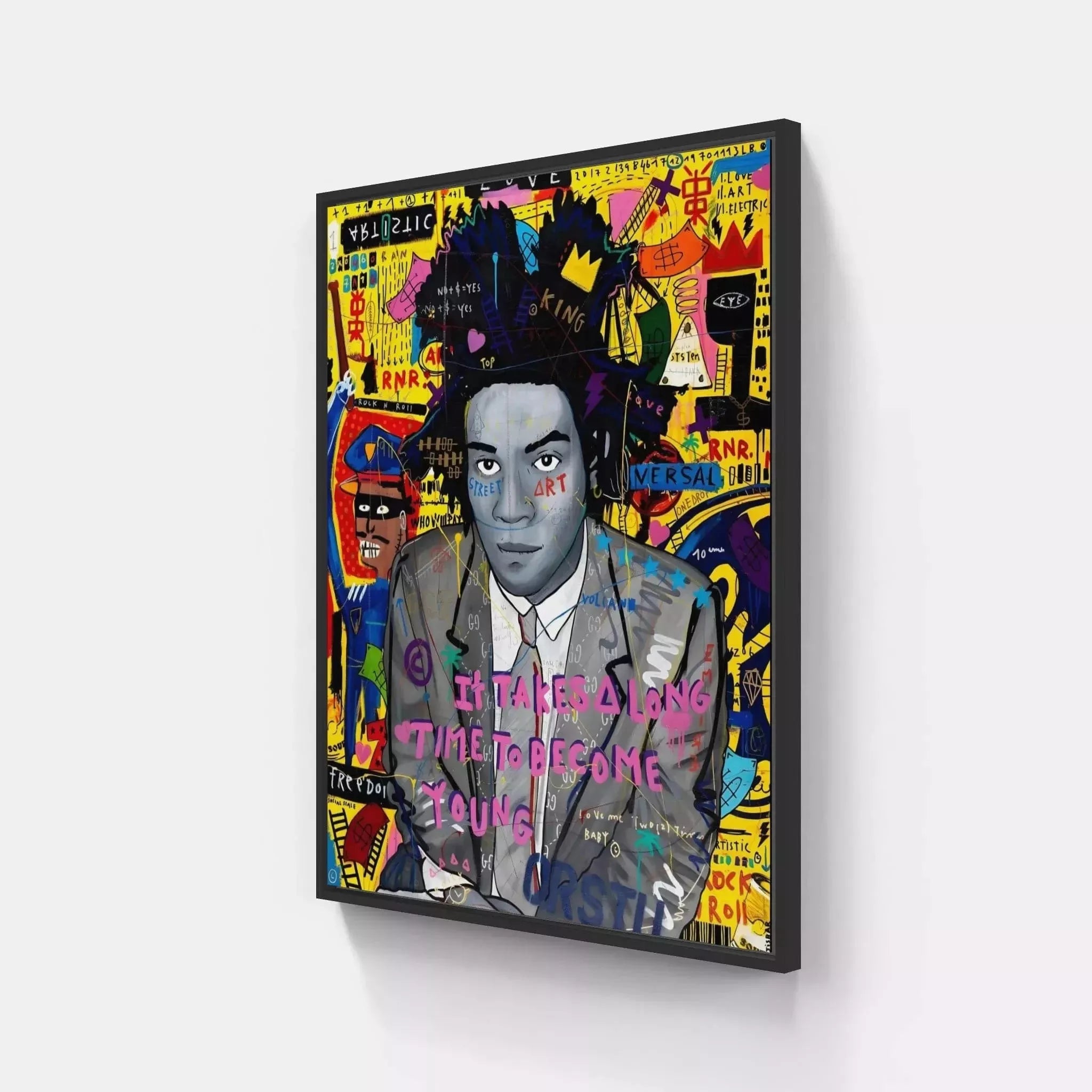Young Basquiat By Jisbar • Handcrafted Dibond® Art Prints